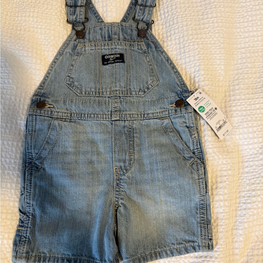 OshKosh B'gosh Blue Denim Kids Overalls